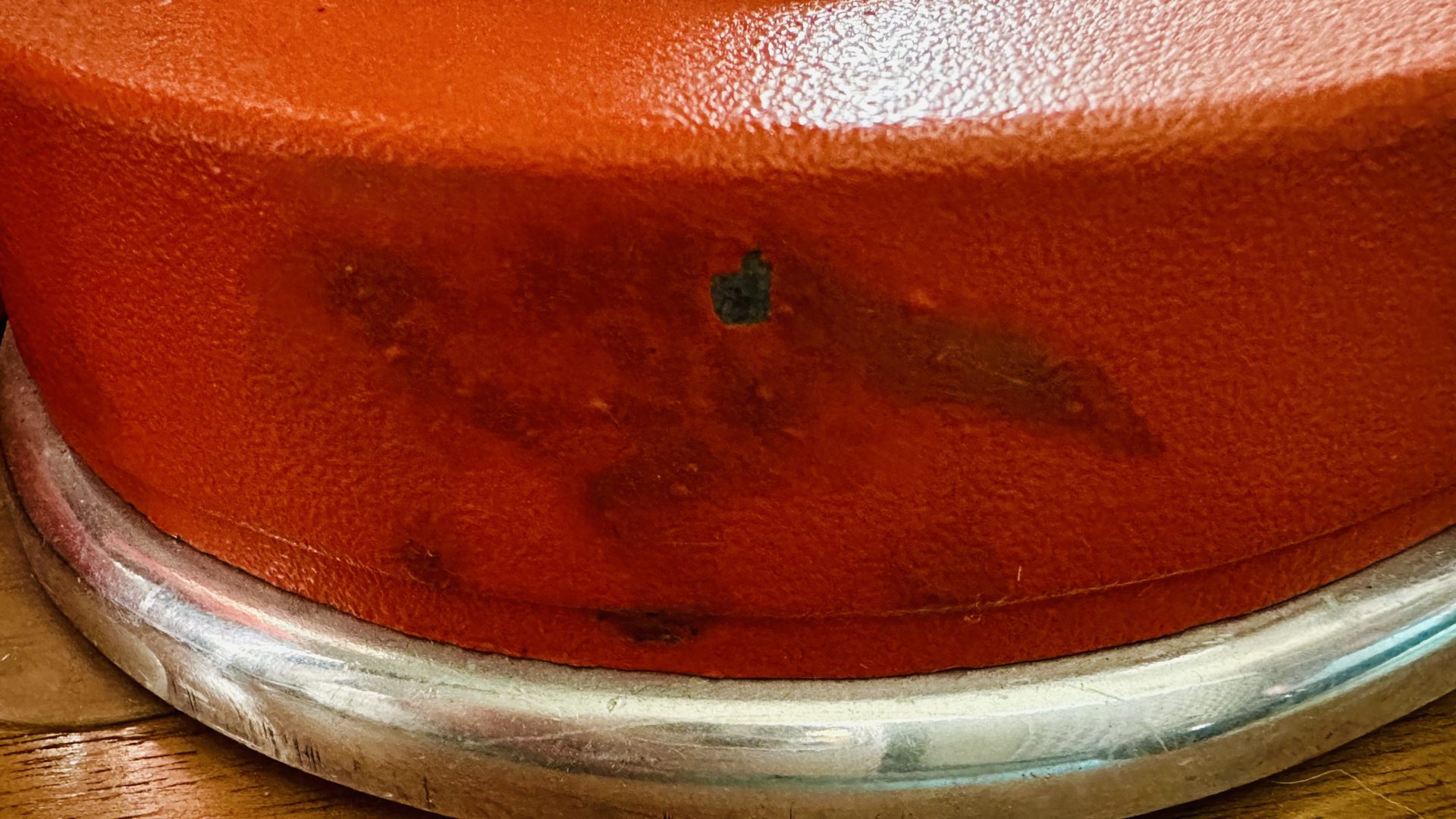 Arrarex Caravel Vintage Lever Espresso Machine Orange Color
